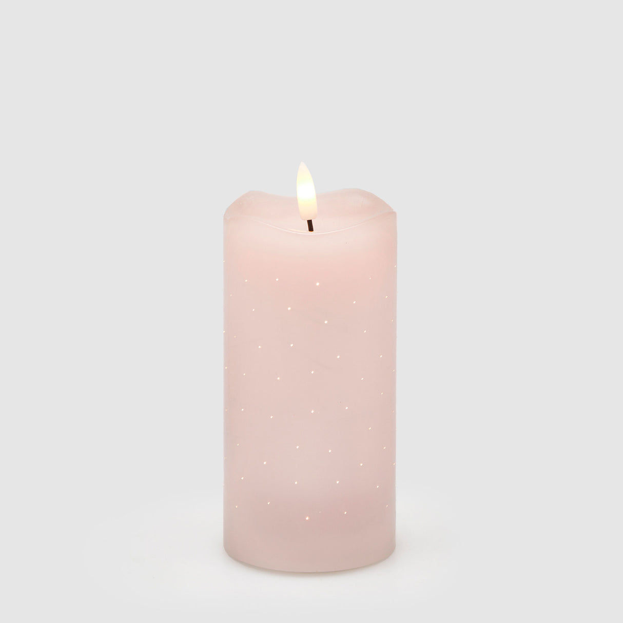 EDG Enzo De Gasperi Candela LED Moccolo 15x7,5cm Rosa