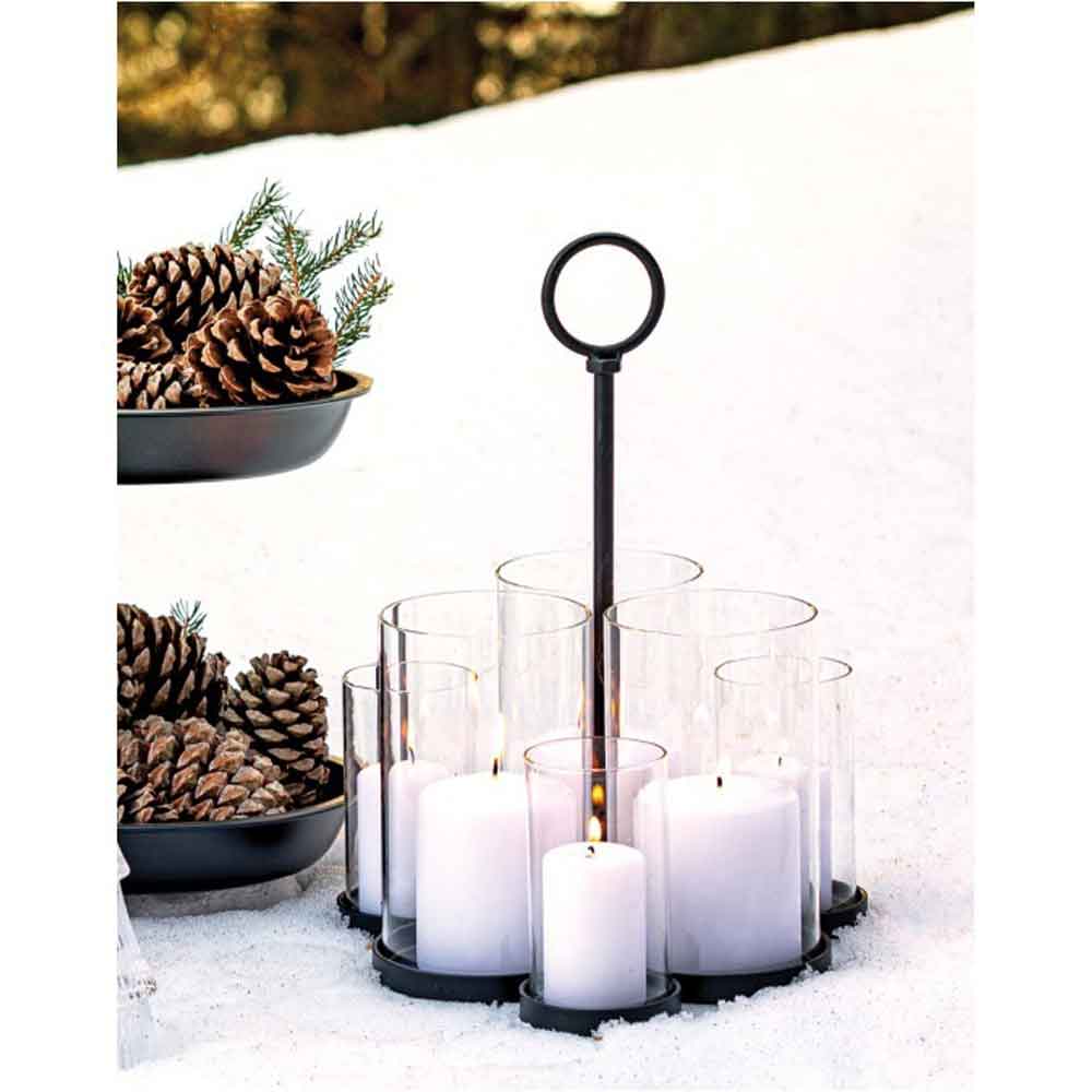RITUALI DOMESTICI - Daria Portacandele 6 Candele Metallo 36cm H210900022