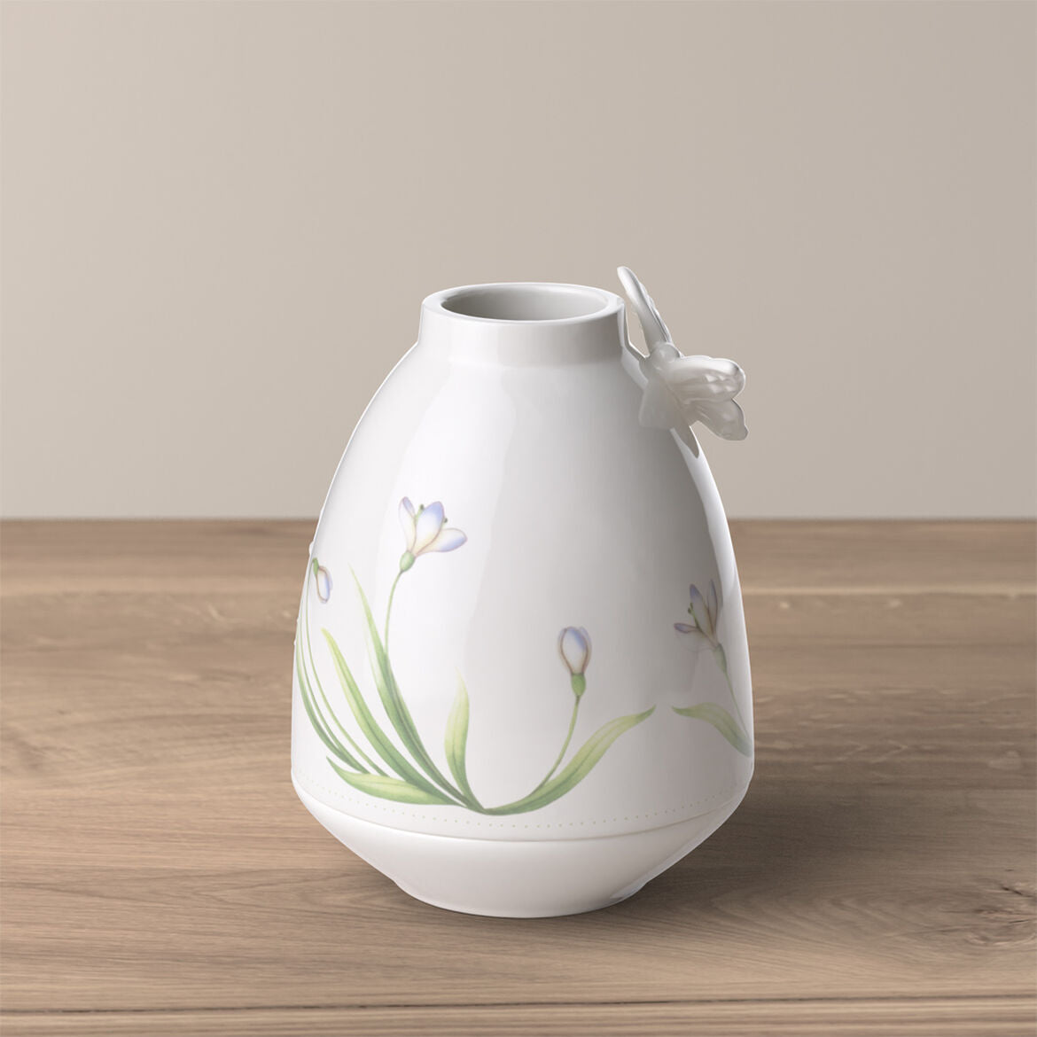 VILLEROY & BOCH Colourful Spring Portacandela con Farfalla 13cm Porcellana