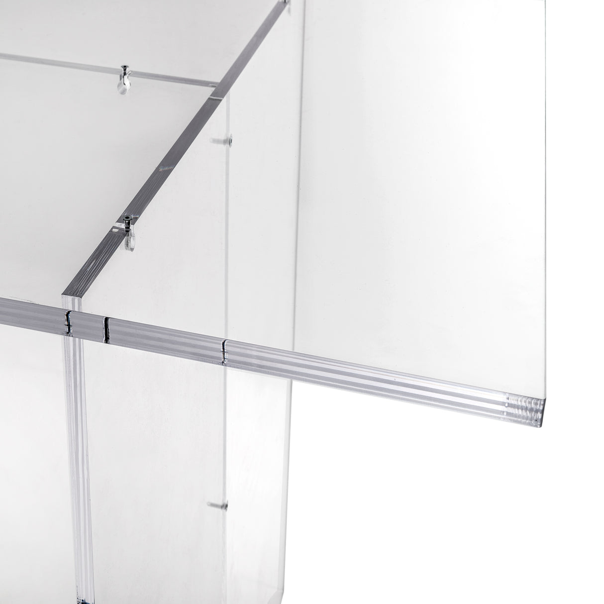 iPLEX Aria Tavolo Trasparente 155x75x80cm Made in Italy PMMA