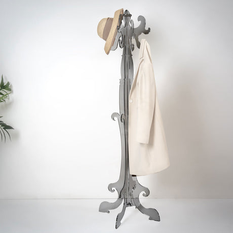 iPLEX Appendiabiti Thonet in PMMA 173cm Fumè Grigio Made in Italy