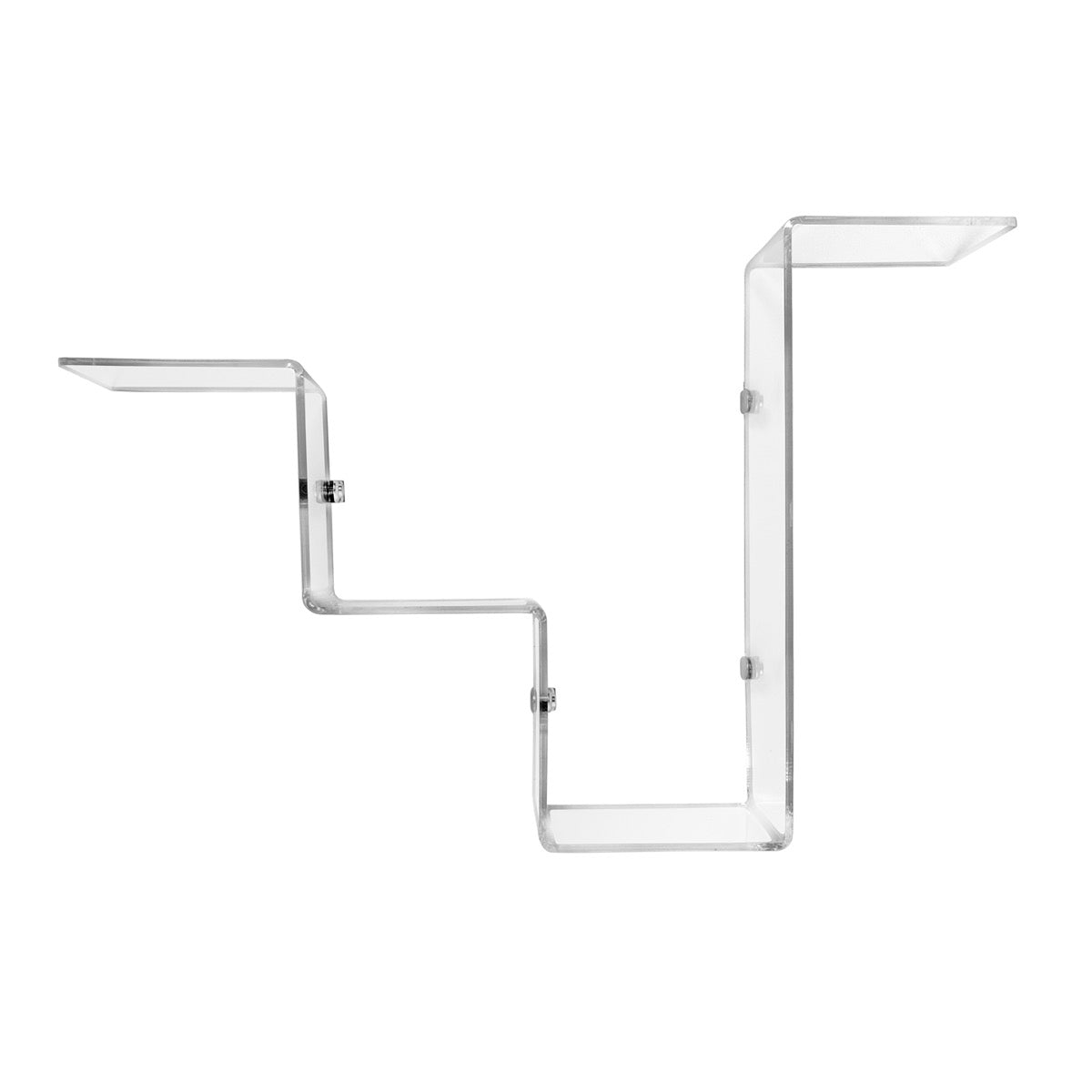 iPLEX Va-Et-Vient Mensola 4 Ripiani in PMMA 68x51cm Trasparente Made in Italy