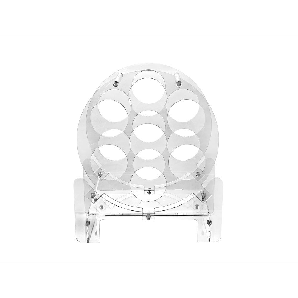 iPLEX Enoteca Cantina Mini da Tavolo in PMMA 44x37cm Trasparente Made in Italy