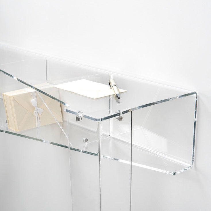 iPLEX Chopin Consolle in PMMA 100x100cm Trasparente Made in Italy