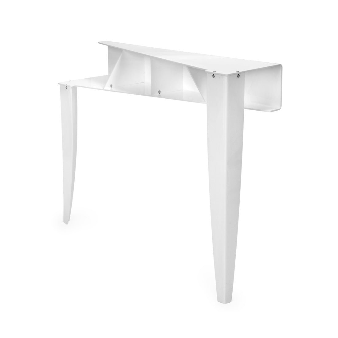 iPLEX Chopin Consolle in PMMA 100x100cm Bianco Made in Italy