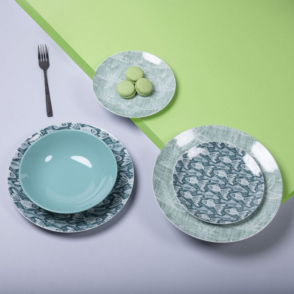 VILLA D'ESTE HOME TIVOLI Cozumel Servizio Tavola Piatti 18 Pezzi Porcellana