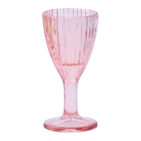 BRANDANI Plissè Set 6 Pezzi Calice Shot Liquorino 50ml Vetro Colorati