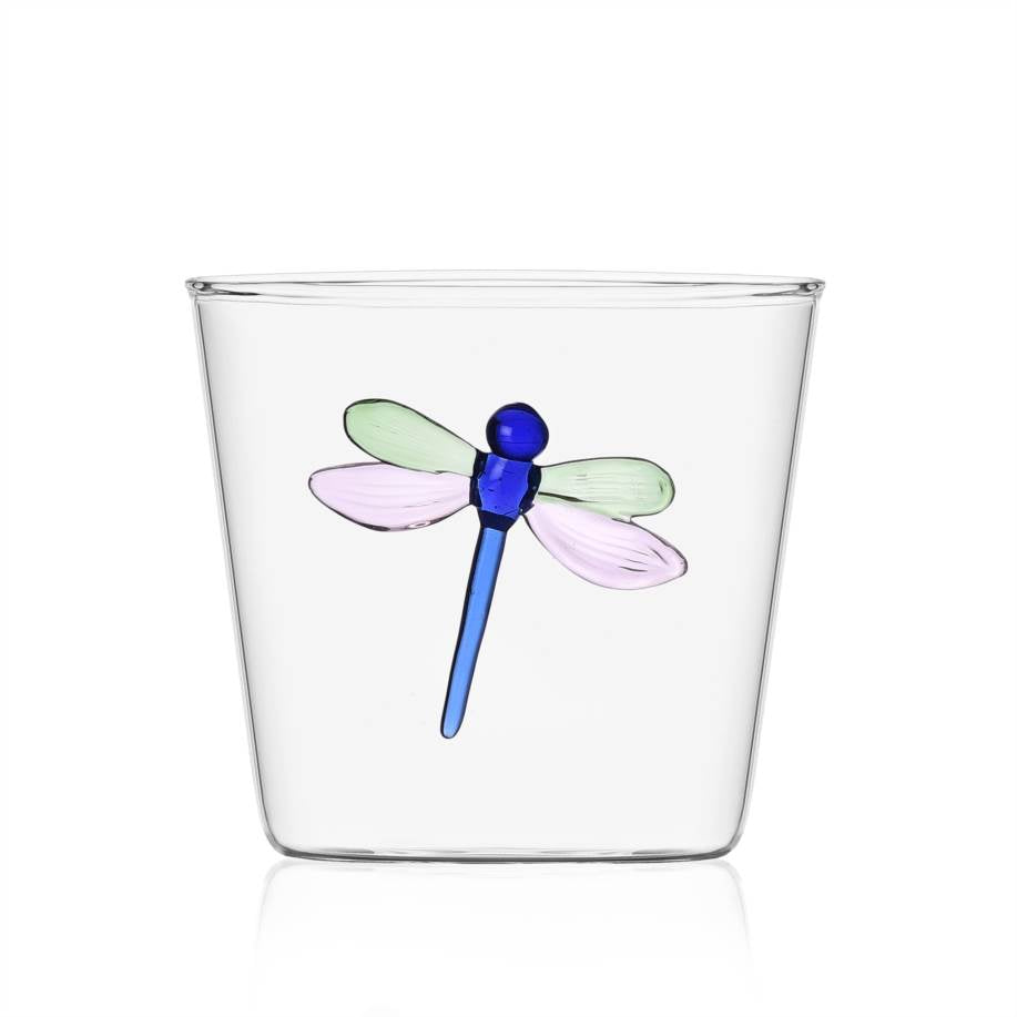 ICHENDORF Garden Picnic Set 6 Pezzi Tumbler Bicchieri 8,5cm 350ml Vetro Borosilicato