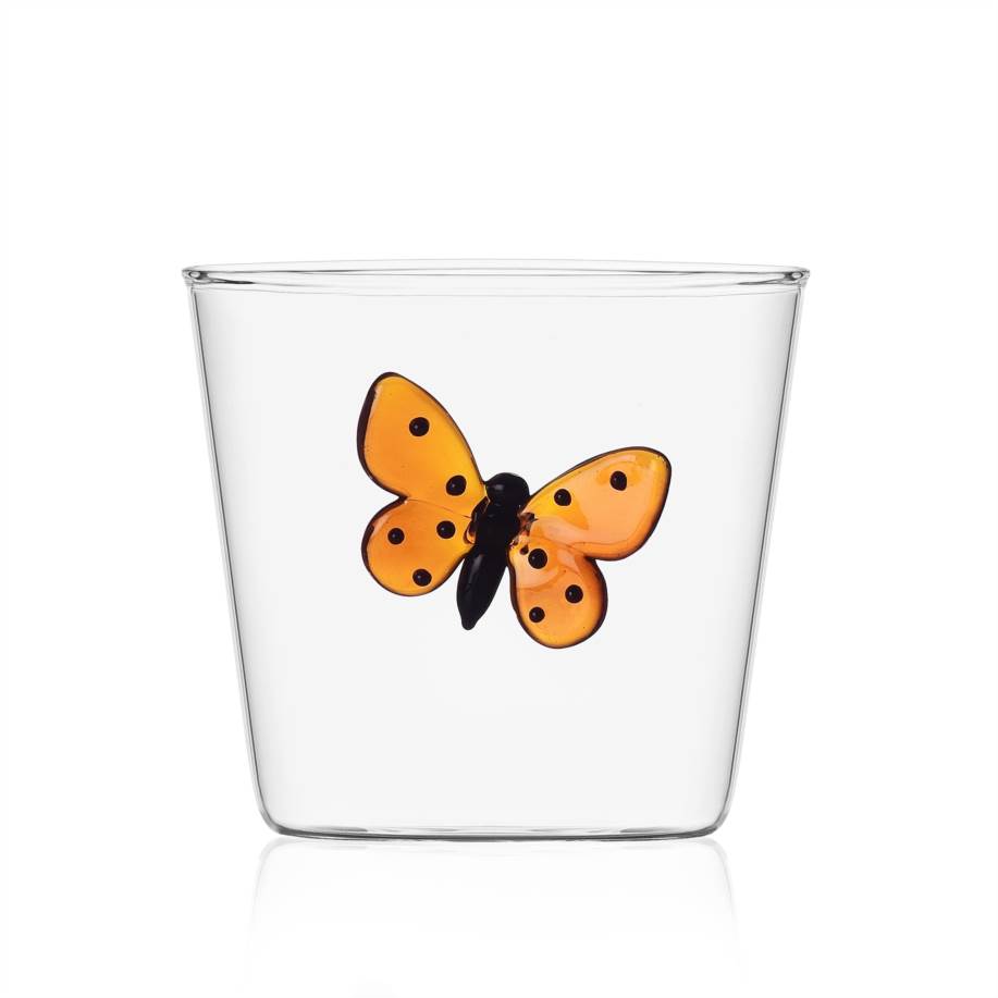 ICHENDORF Garden Picnic Set 6 Pezzi Tumbler Bicchieri 8,5cm 350ml Vetro Borosilicato