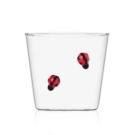 ICHENDORF Garden Picnic Set 6 Pezzi Tumbler Bicchieri 8,5cm 350ml Vetro Borosilicato