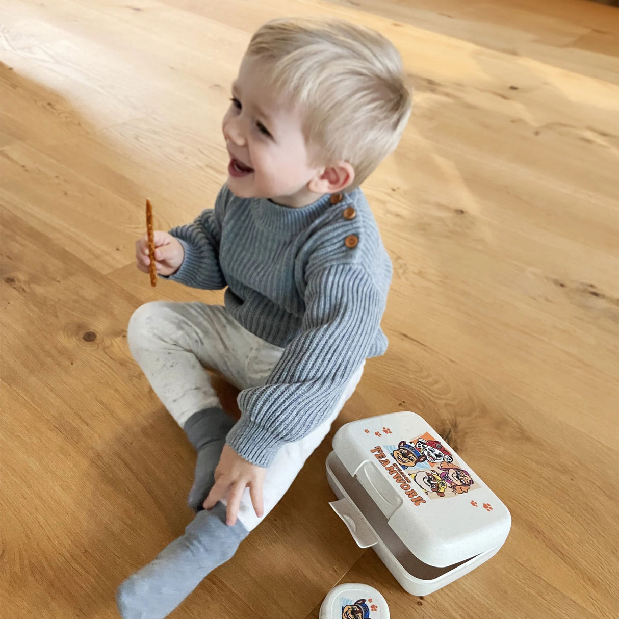 KOZIOL Children's Lunch Container Candy L Graw Paw Patrol 19x14cm Light Blue Organic