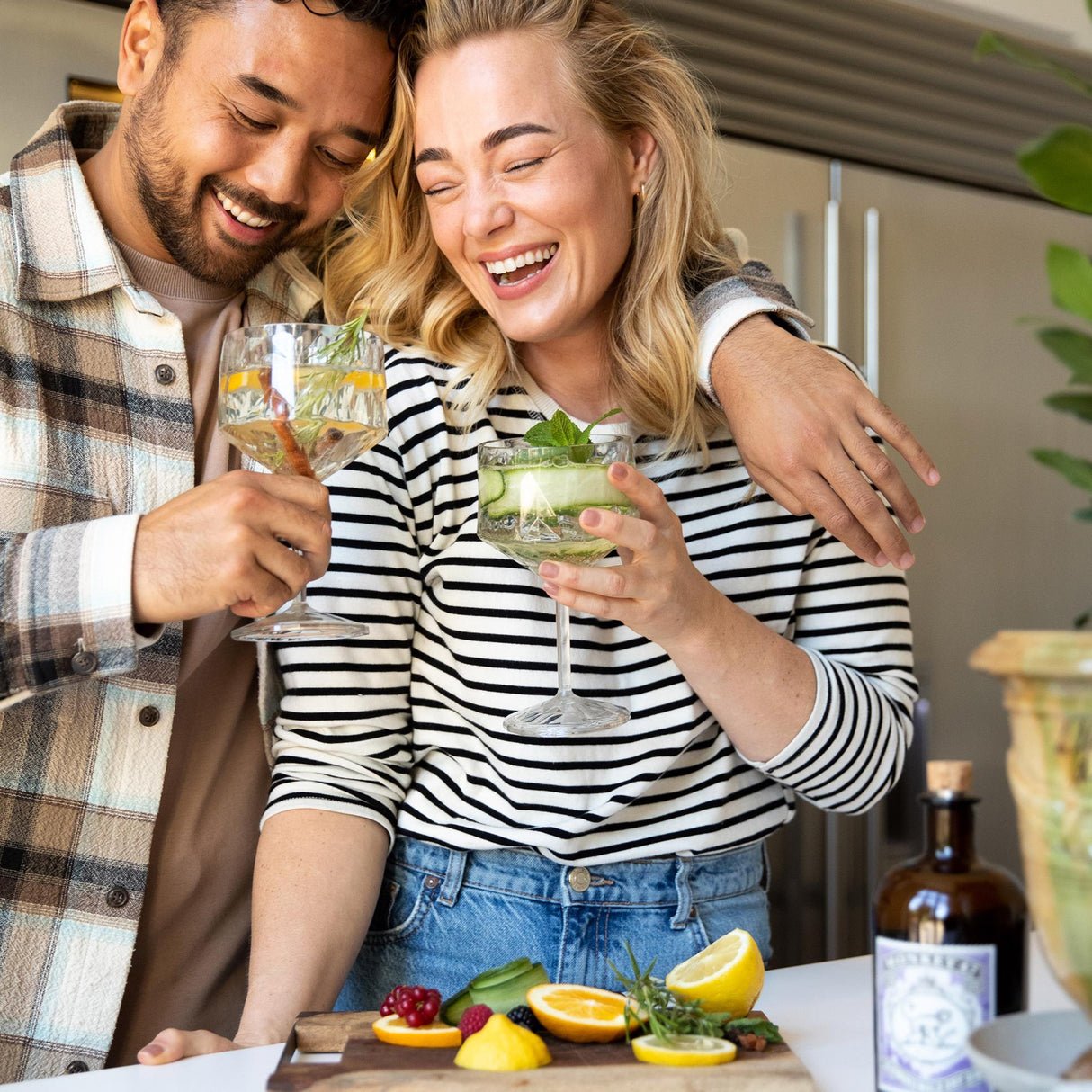 KOZIOL Set 2 Calici Cocktail Gin Tonic 19cm 400ml Club No. 15 Superglas Indistruttibili