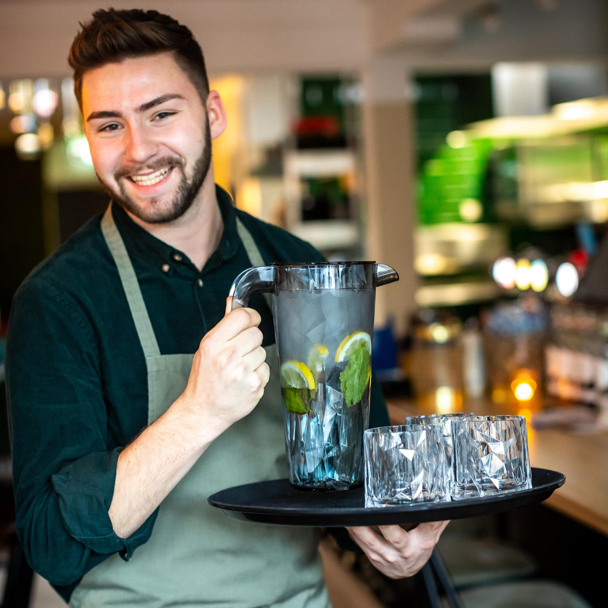 KOZIOL Brocca Caraffa 1,5L Club Pitcher Superglas Indistruttibile