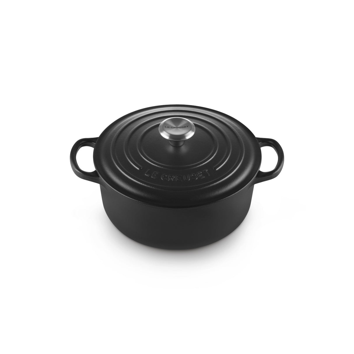 LE CREUSET Cocotte Rotonda Evolution 20cm Nero Ghisa Vetrificata