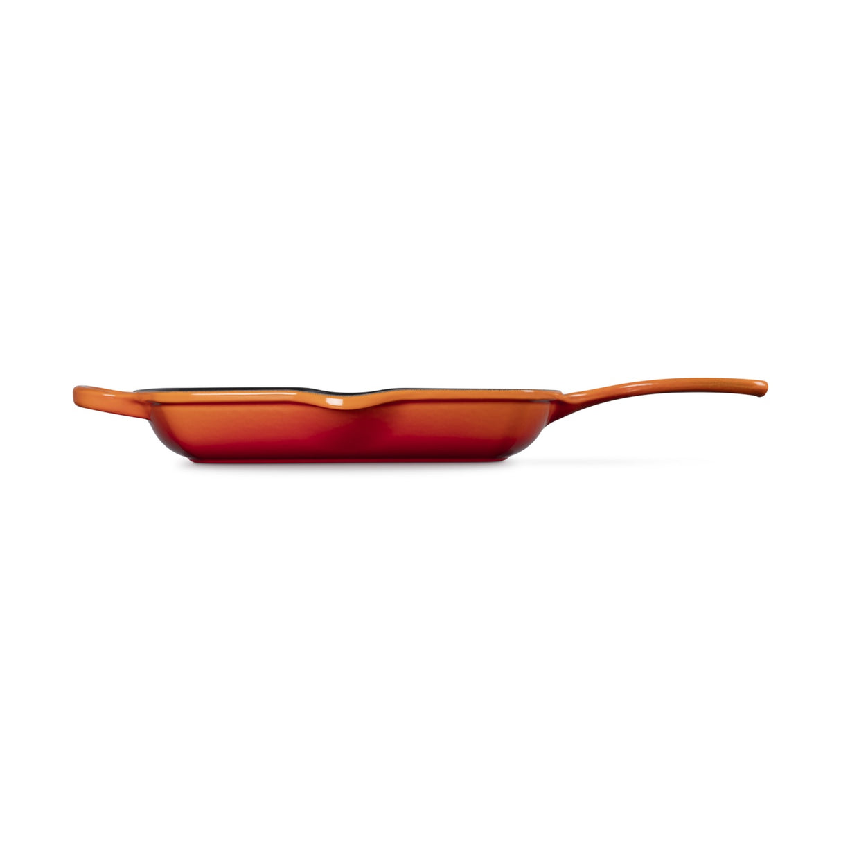 LE CREUSET Bistecchiera Skillet Quadrata Evolution 26cm in Ghisa Vetrificata Arancio