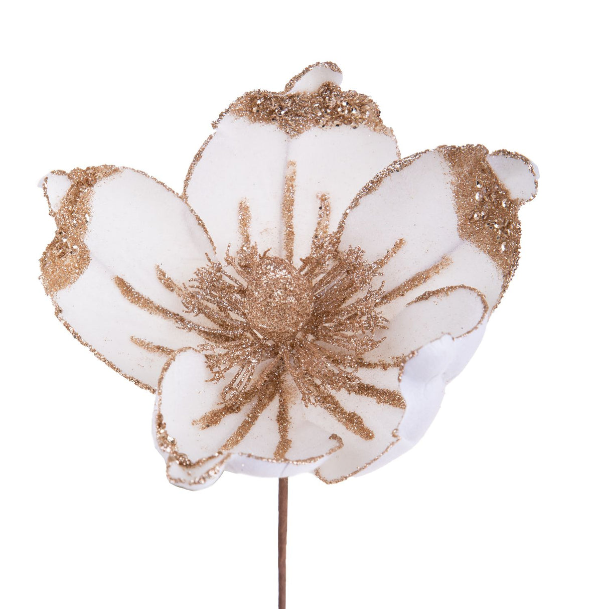 BIANCHI DINO Magnolia Synthetic Flower 15cm Cream