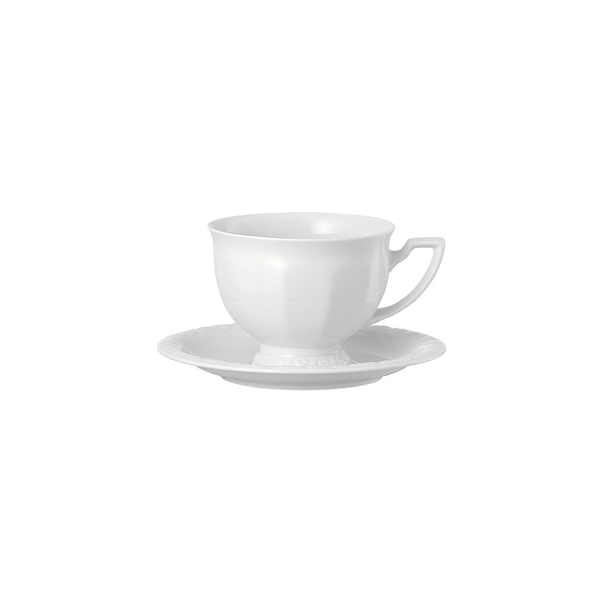 ROSENTHAL Maria Piattino Tazza Espresso con Piattino 80ml Bianco Porcellana