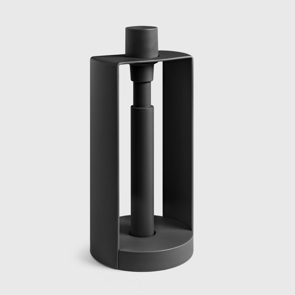 BLIM PLUS Roll Holder Stop 35cm Black Carbon Black Made in Italy 100% Recyclable