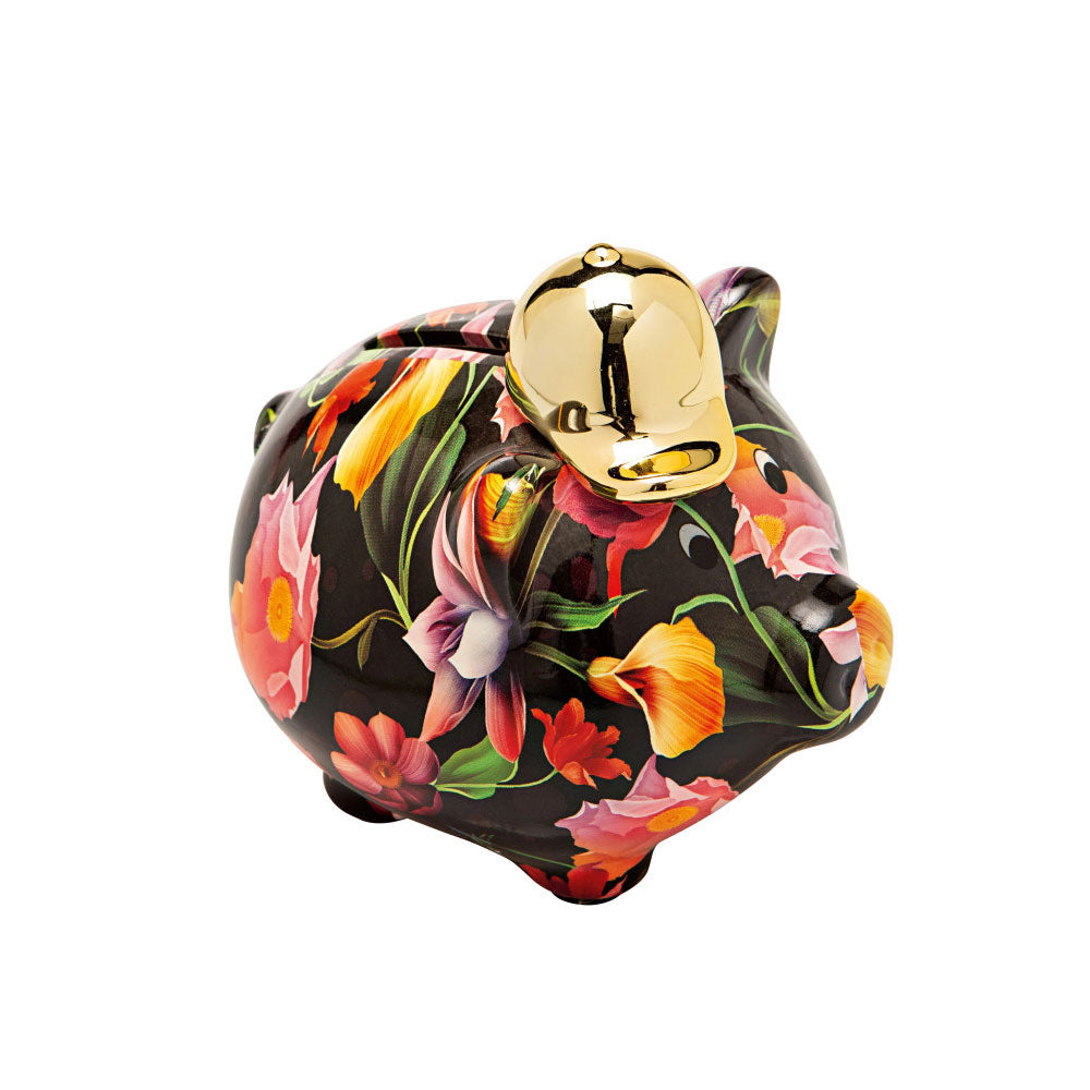 BRANDANI Salvadanaio Porcellino 12x12,5cm Dolomite Multicolore