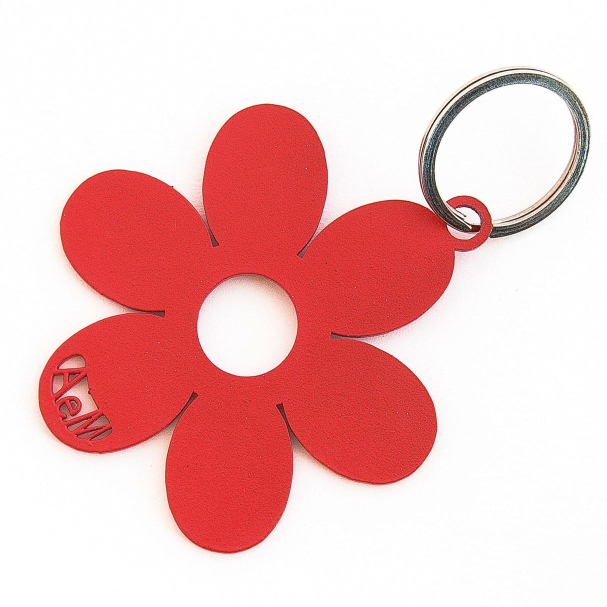 ARTI & MESTIERI Portachiavi di Design Fiorellino Rosso 30x18cm