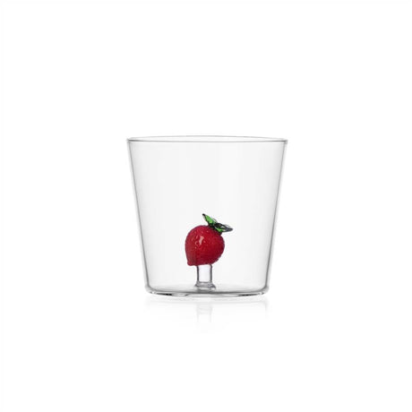 ICHENDORF Fruits & Flowers Set 6 Pezzi Tumbler Bicchieri 8,5cm 350ml Vetro Borosilicato
