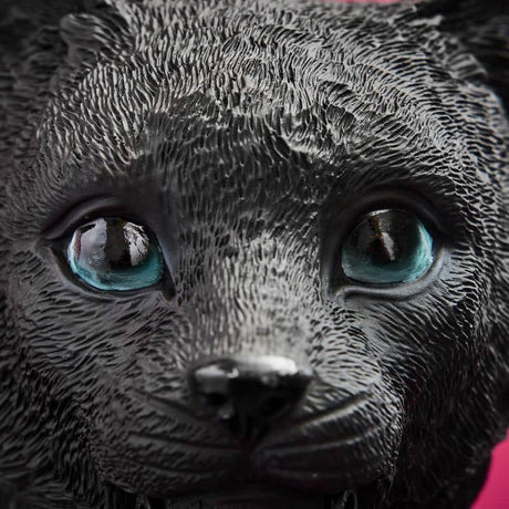 WERNS Lampada da Tavolo Gatto Chouchou 44,5cm Nero Resina