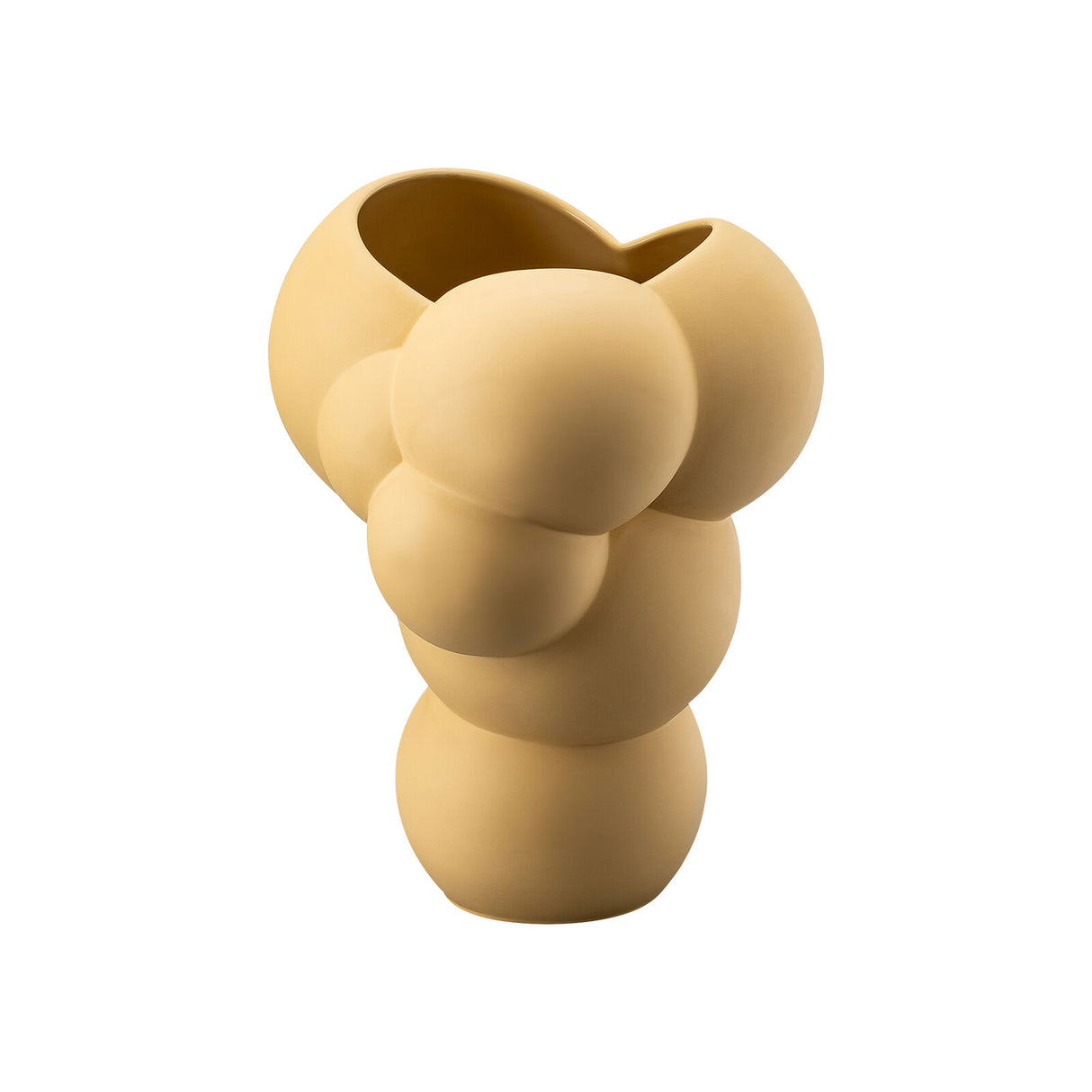 ROSENTHAL Design Vases Skum Fossil 26cm Giallo Porcellana