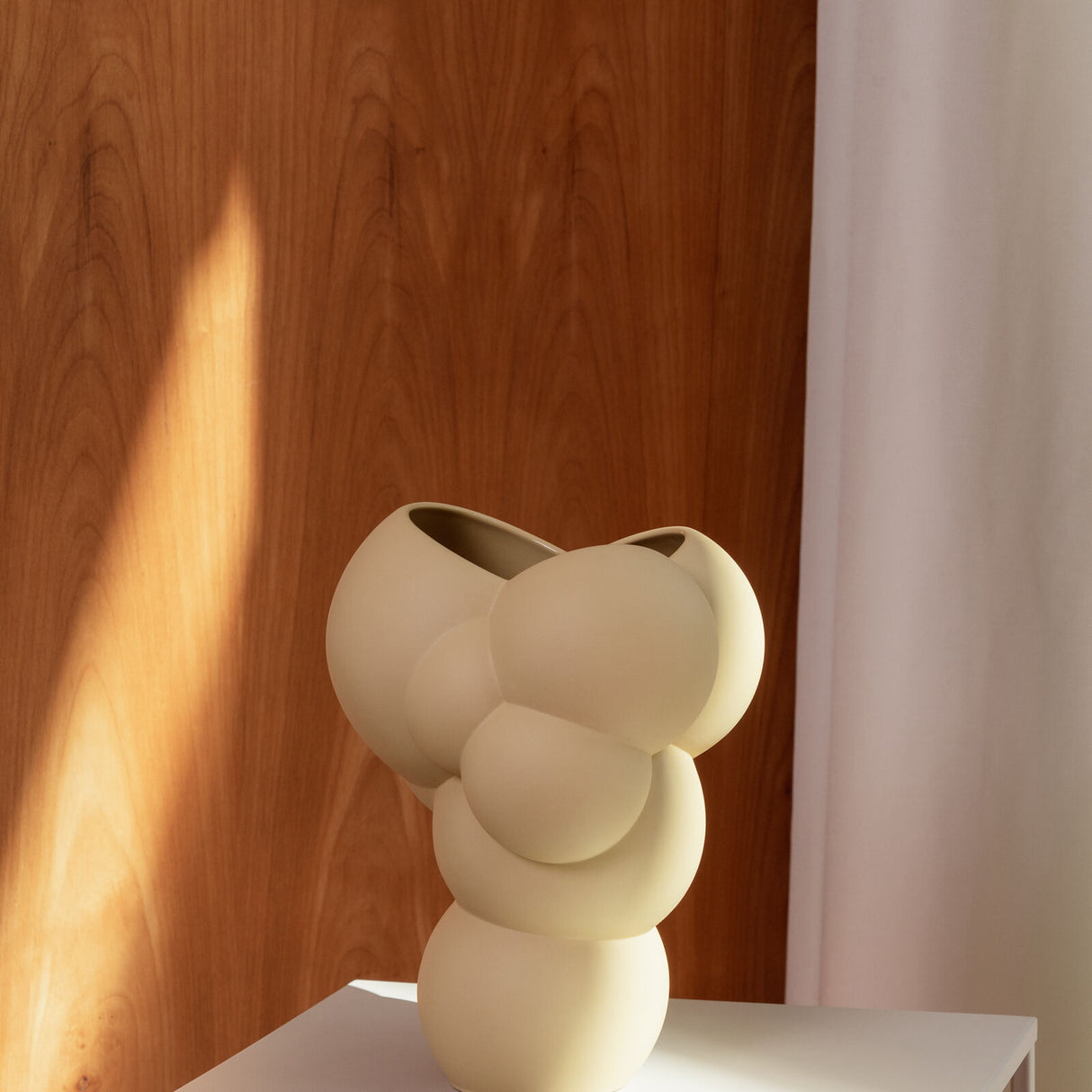 ROSENTHAL Design Vases Skum Fossil 26cm Giallo Porcellana