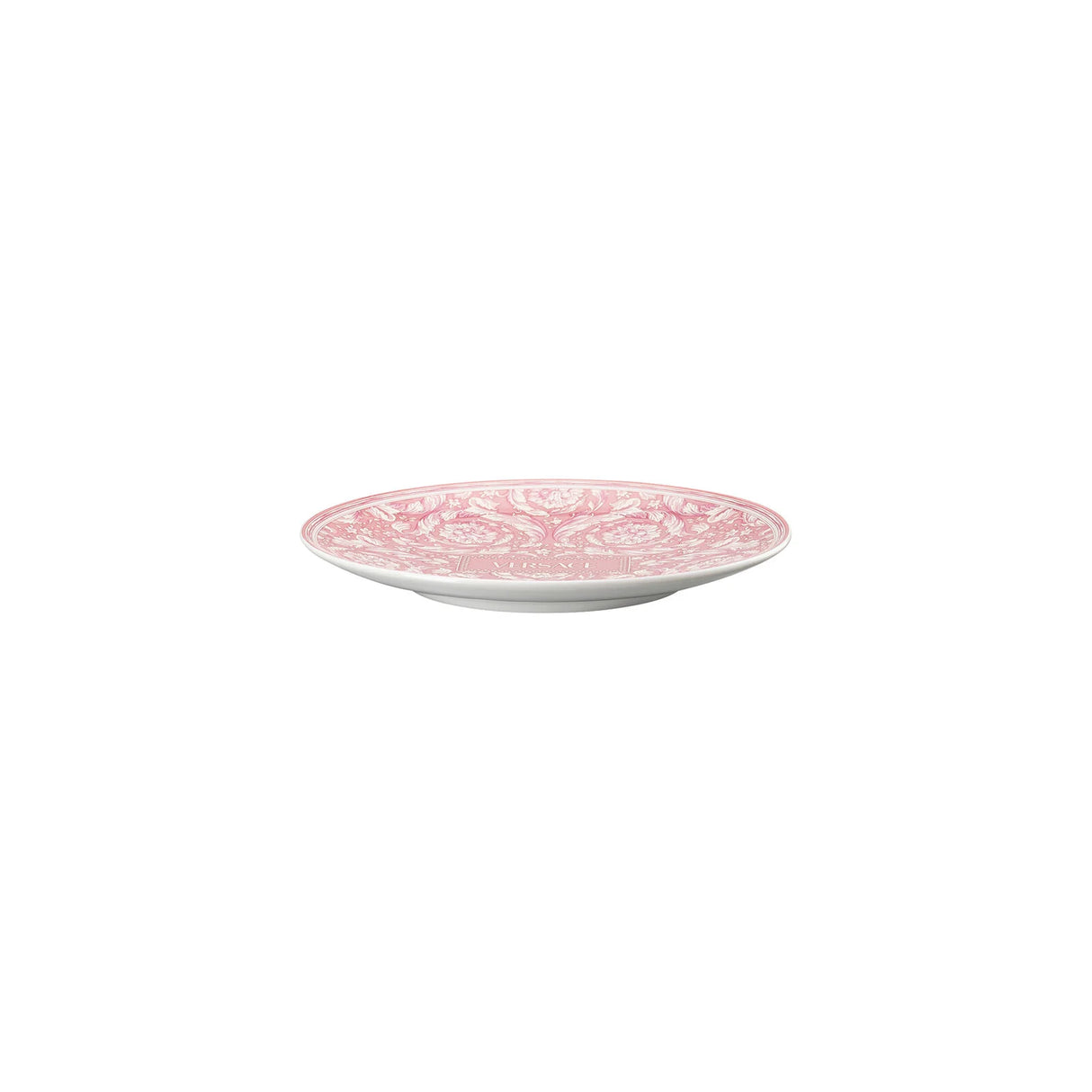 VERSACE Barocco Rose Plate Saucer 17cm Pink Porcelain