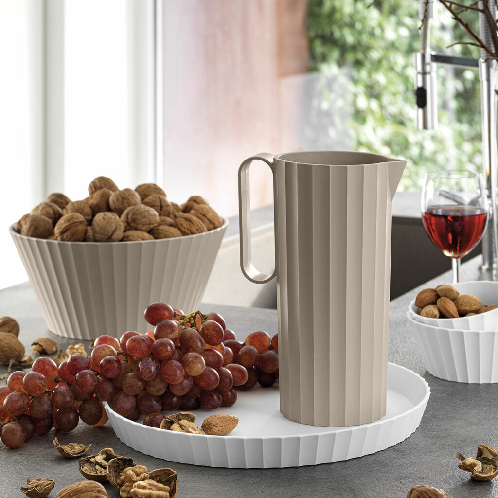 BLIM PLUS Caraffa Brocca Hydria Moka Grey Grigio 1,7lt Made in Italy 100% Riciclabile