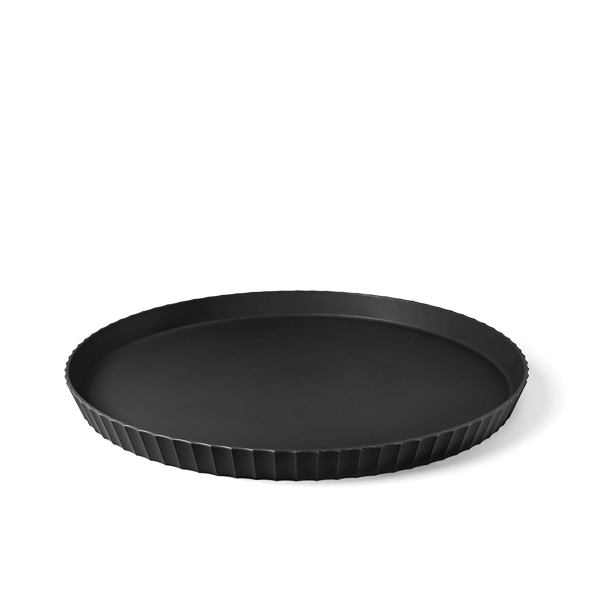 BLIM PLUS Atena Round Tray L 40cm Carbon Black Made in Italy 100% Recyclable