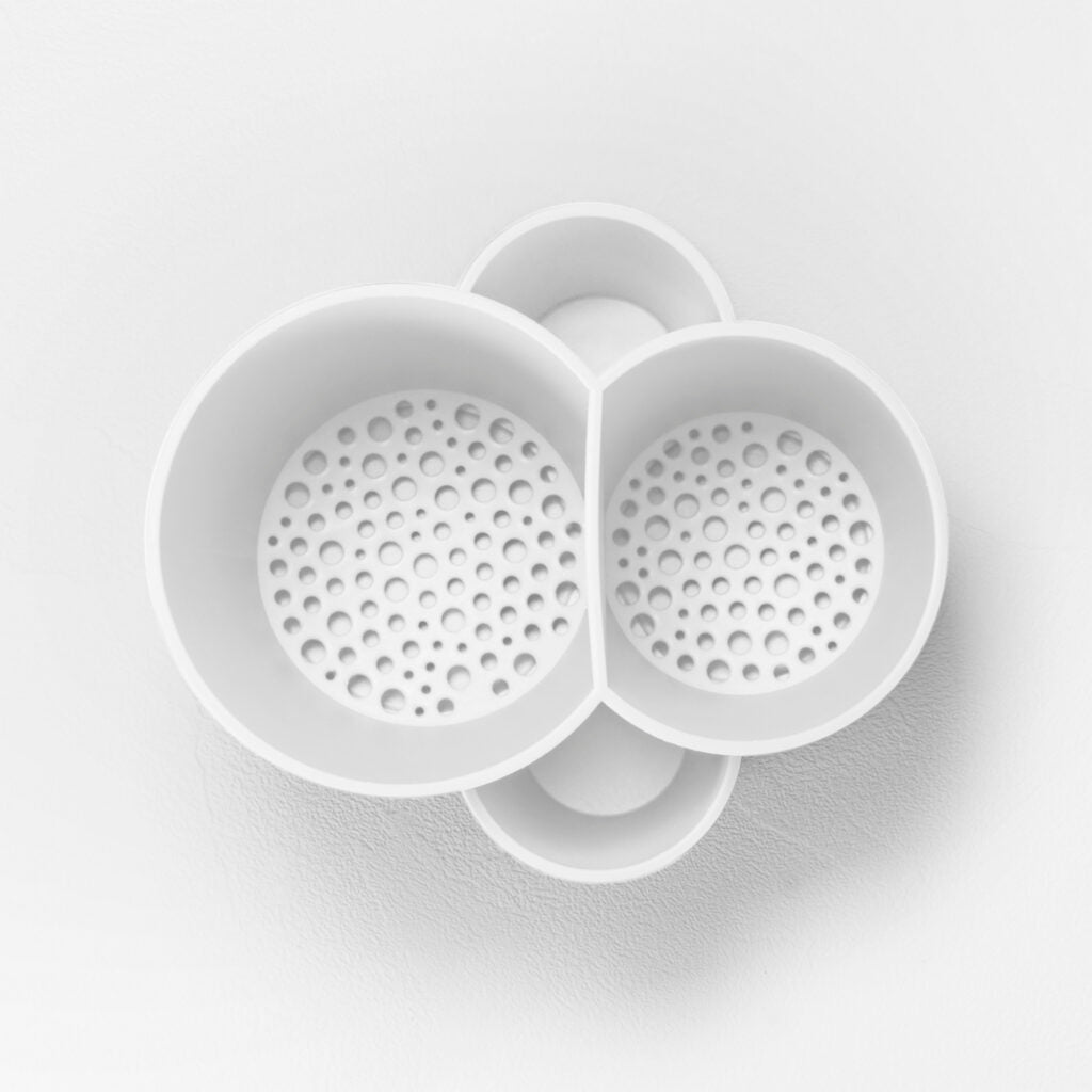 BLIM PLUS Scolaposate Gocciolo 14x11,5cm Arctic White Bianco Made in Italy 100% Riciclabile