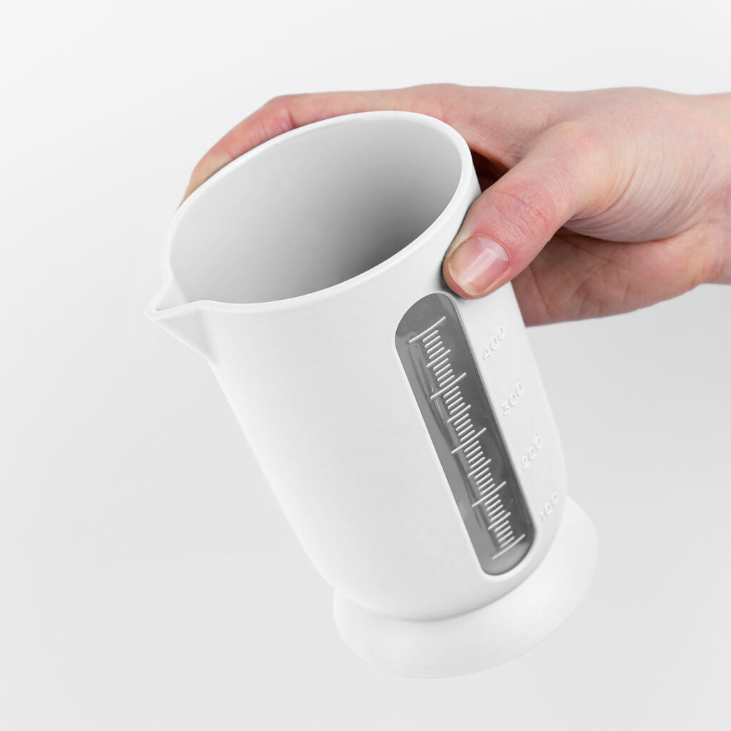 BLIM PLUS Citrus Squeezer with Ufo Carafe 500ml Arctic White White Made in Italy 100% Recyclable