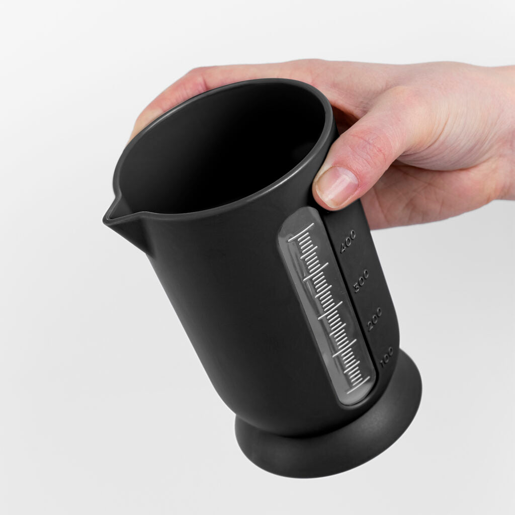 BLIM PLUS Spremiagrumi con Caraffa Ufo 500ml Carbon Black Nero Made in Italy 100% Riciclabile