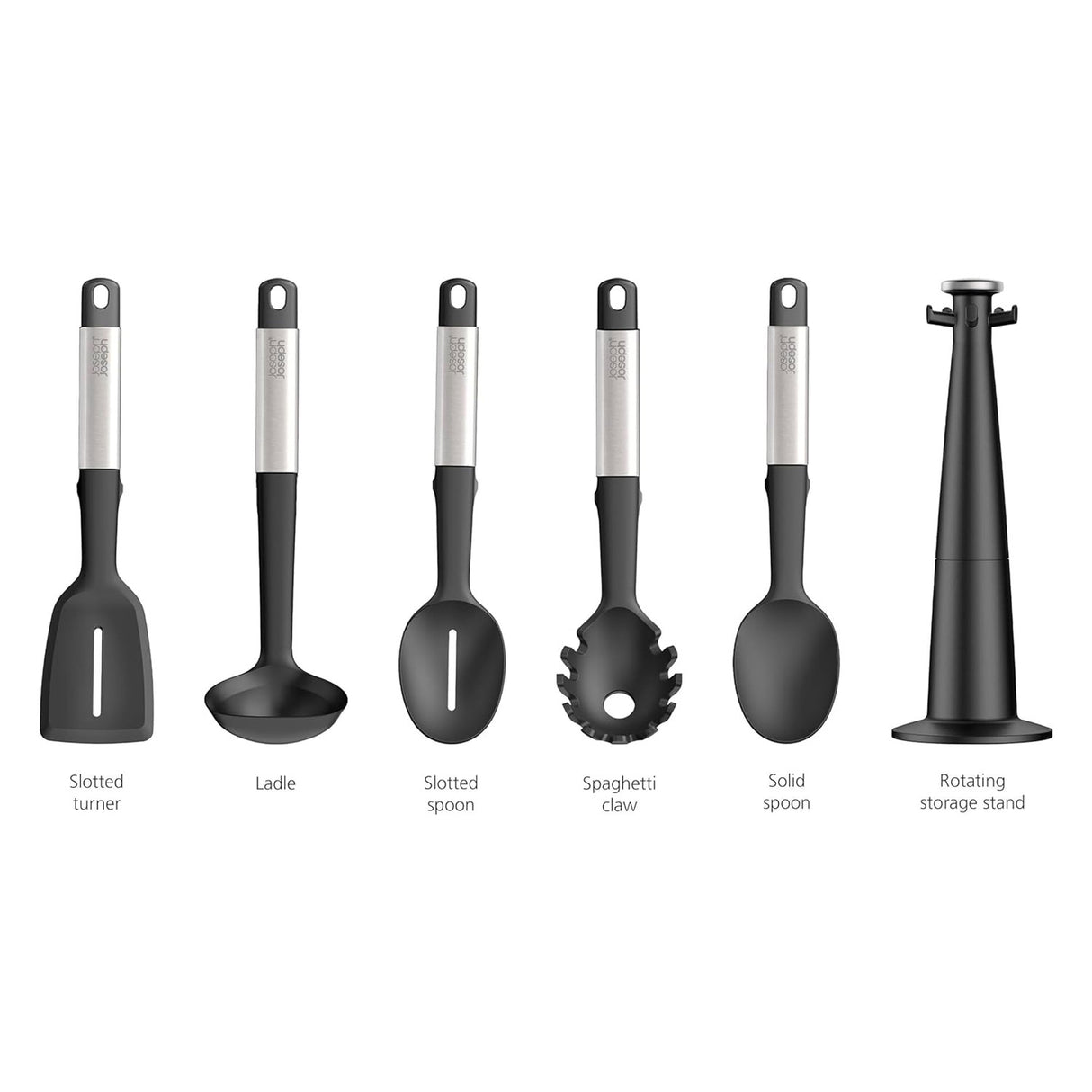 JOSEPH JOSEPH Elevate Set 5 Utensili da Cucina Mestoli 35cm