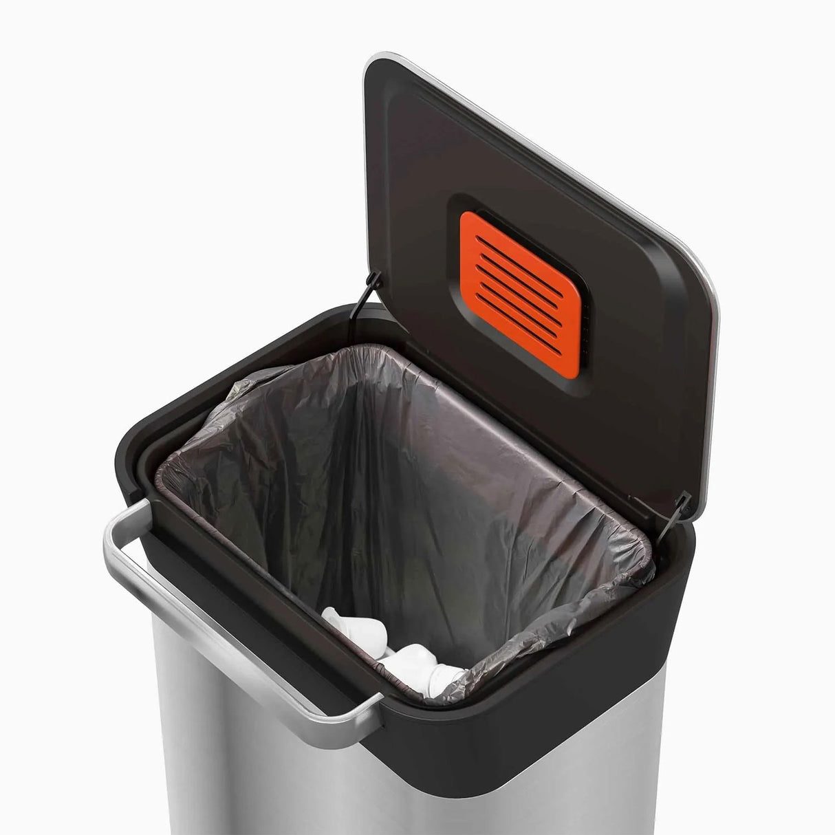 JOSEPH JOSEPH Titan 30L Stainless Steel Waste Bin 69x39cm