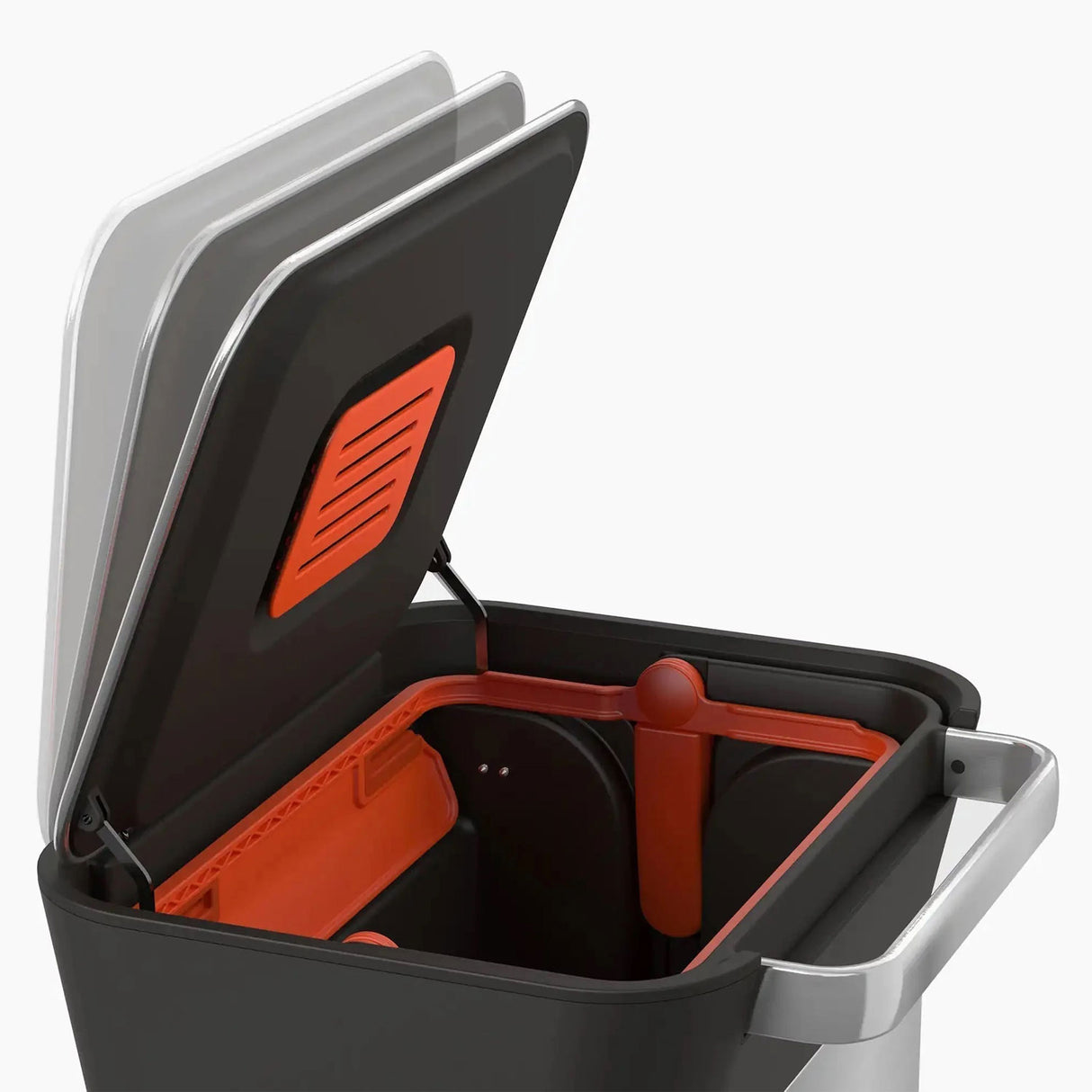 JOSEPH JOSEPH Titan 30L Stainless Steel Waste Bin 69x39cm