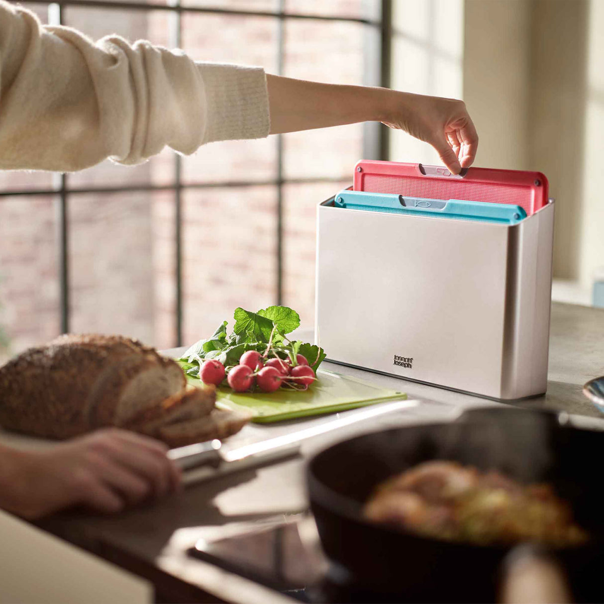 JOSEPH JOSEPH Folio Icon Plus Taglieri Set 4 Pezzi 24x34cm Large