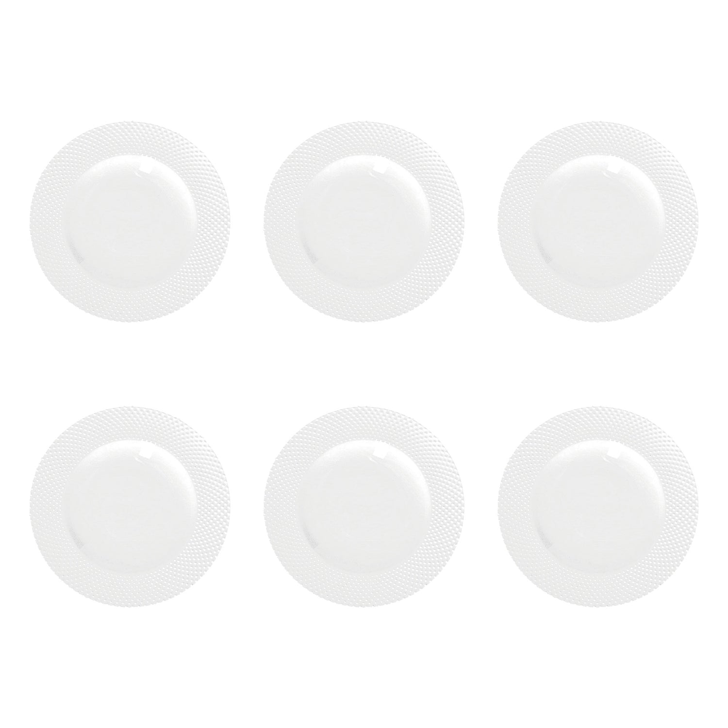 LA PORCELLANA BIANCA Richiamo Set 6 Pezzi Piatto Fondo 22,5cm Bianco Porcellana