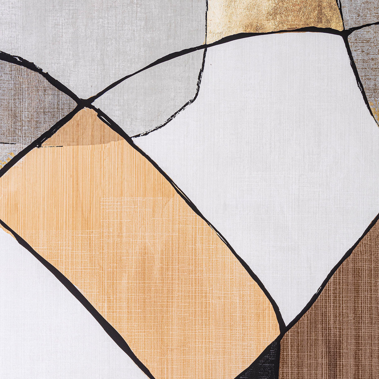 BIZZOTTO Framework Painting on Canvas Gallery Abstract Brown Tones 60x80cm