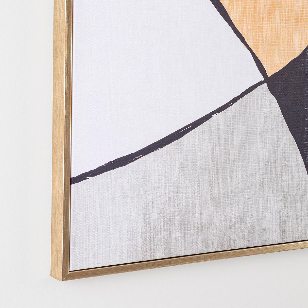 BIZZOTTO Framework Painting on Canvas Gallery Abstract Brown Tones 60x80cm