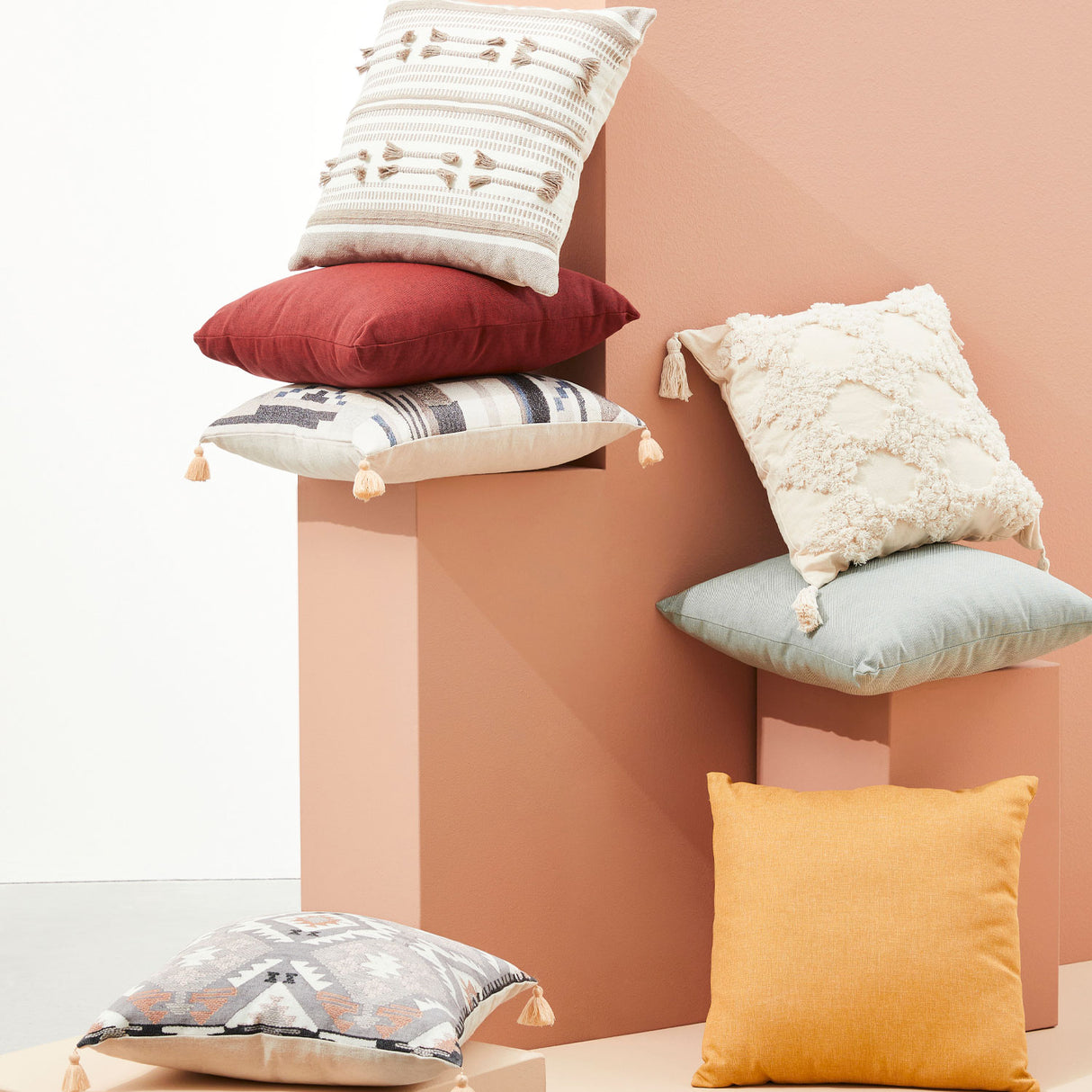 BIZZOTTO Cuscino Mattis con Nappa 45x45cm Cotone Panna