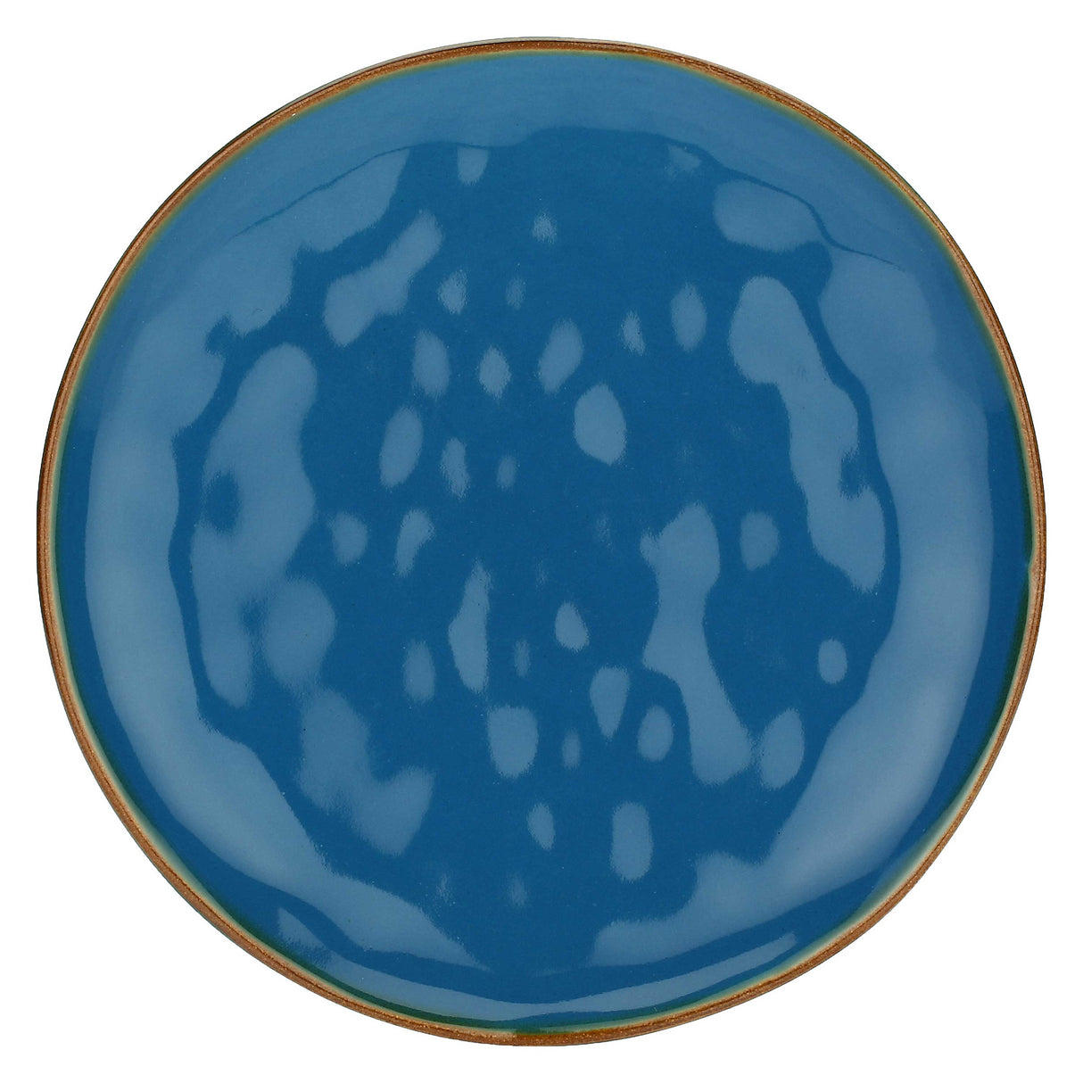 ROSE & TULIPS Concerto Air Force Blue Fruit Plate 20cm Set 4 Pieces Stoneware