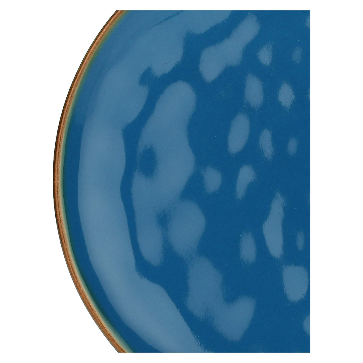 ROSE & TULIPS Concerto Air Force Blue Fruit Plate 20cm Set 4 Pieces Stoneware