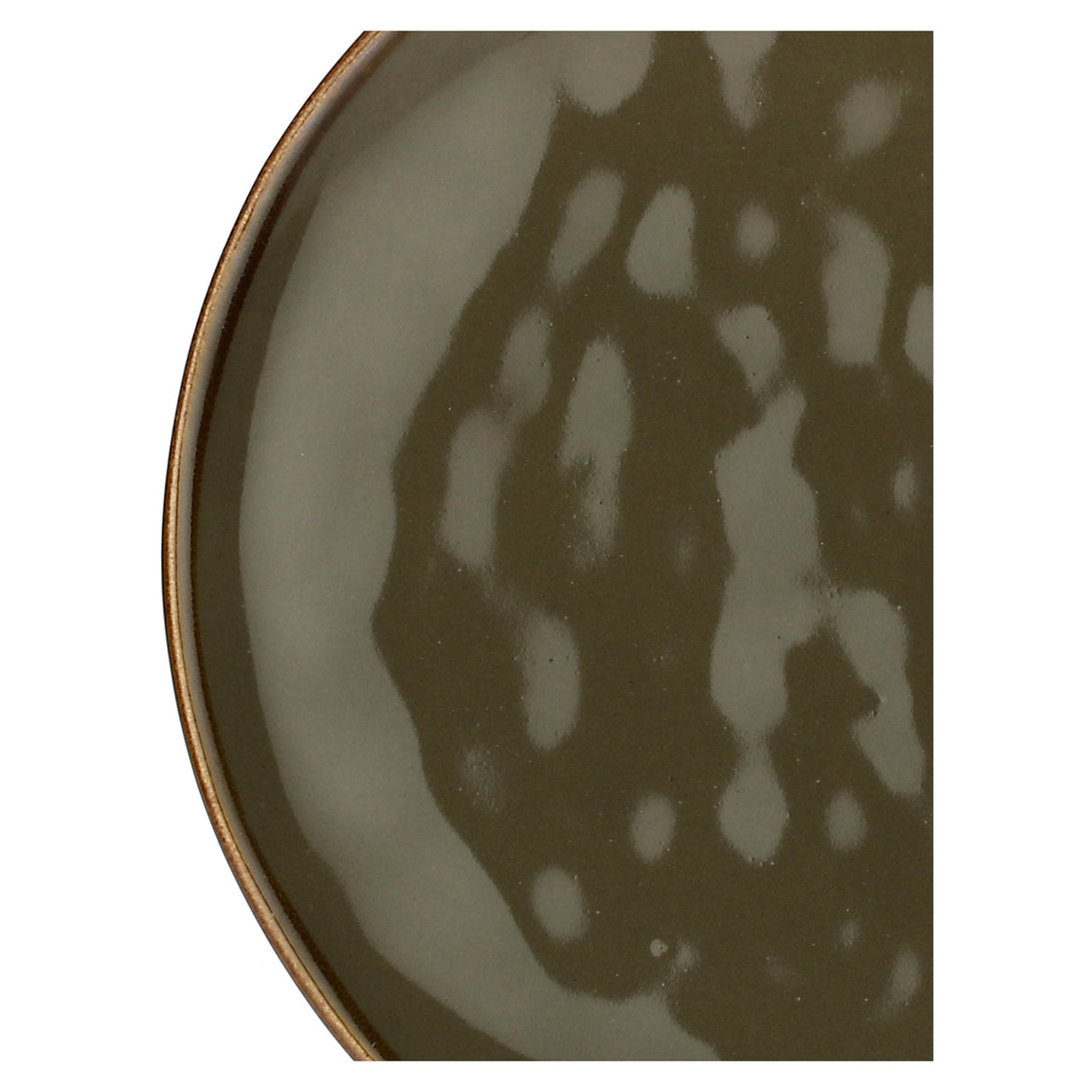 ROSE & TULIPANI Concerto Piatto Frutta Colazione Grigio Tortora 20cm Set 4 Pezzi Stoneware