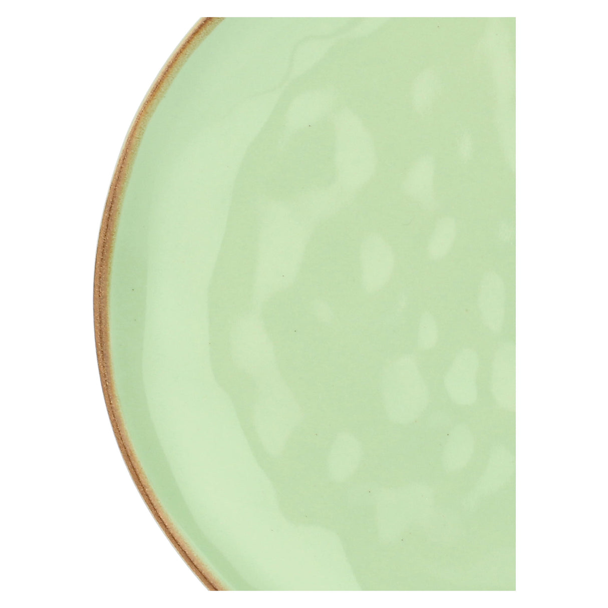 ROSE & TULIPANI Concerto Piatto Frutta Te' Verde 21cm Set 4 Pezzi Stoneware