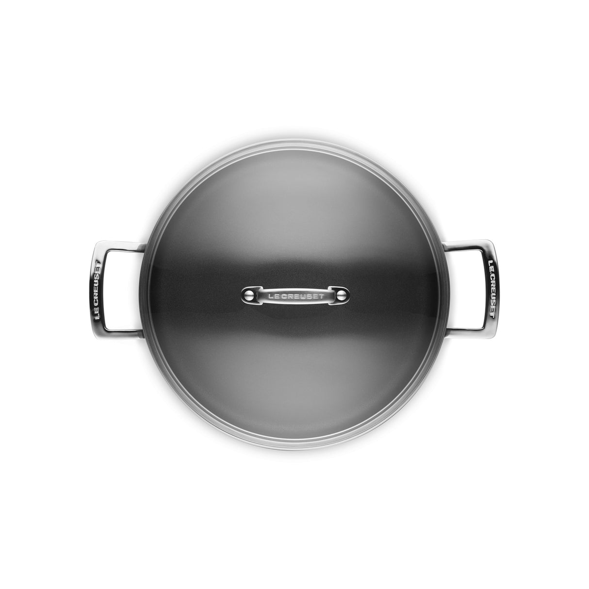 LE CREUSET Sauté in Alluminio Antiaderente 28cm con Coperchio in Vetro