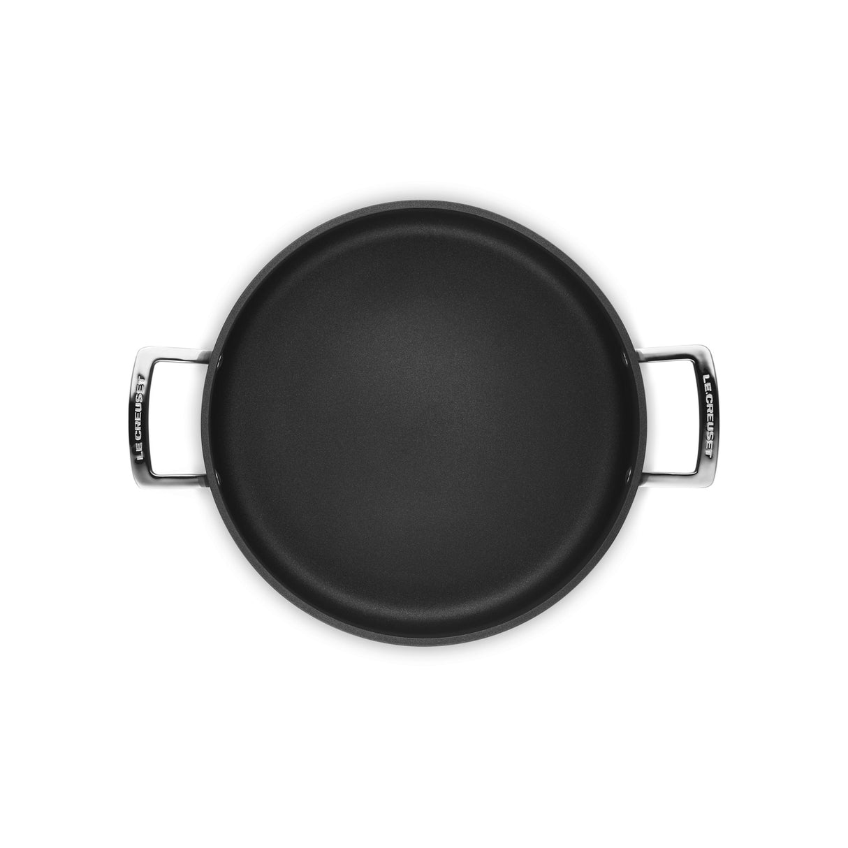 LE CREUSET Sauté in Alluminio Antiaderente 28cm con Coperchio in Vetro