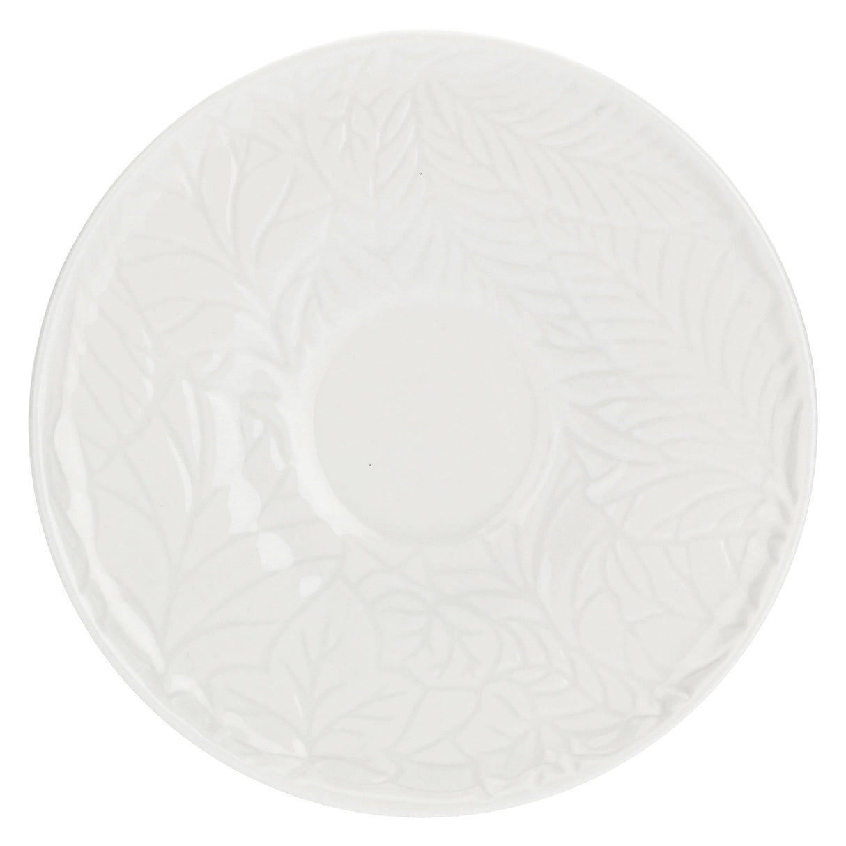 LA PORCELLANA BIANCA Bosco Set 6 Pezzi Tazza Caffè con Piattino 80ml Bianco