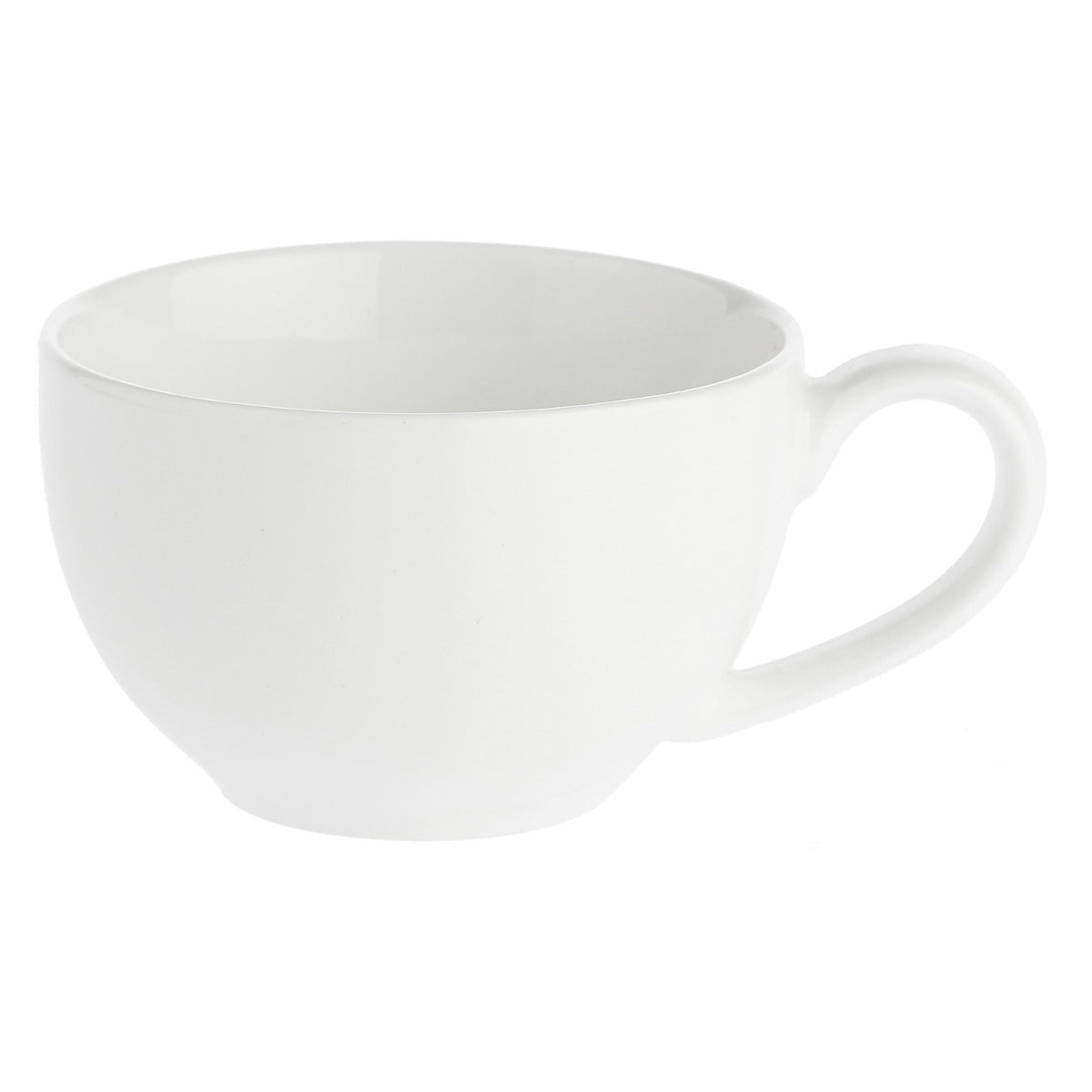 LA PORCELLANA BIANCA Essenziale Tea Cup with Saucer Set 6 Pieces 220ml White